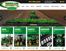 Tablet Screenshot of greenlandequipment.com